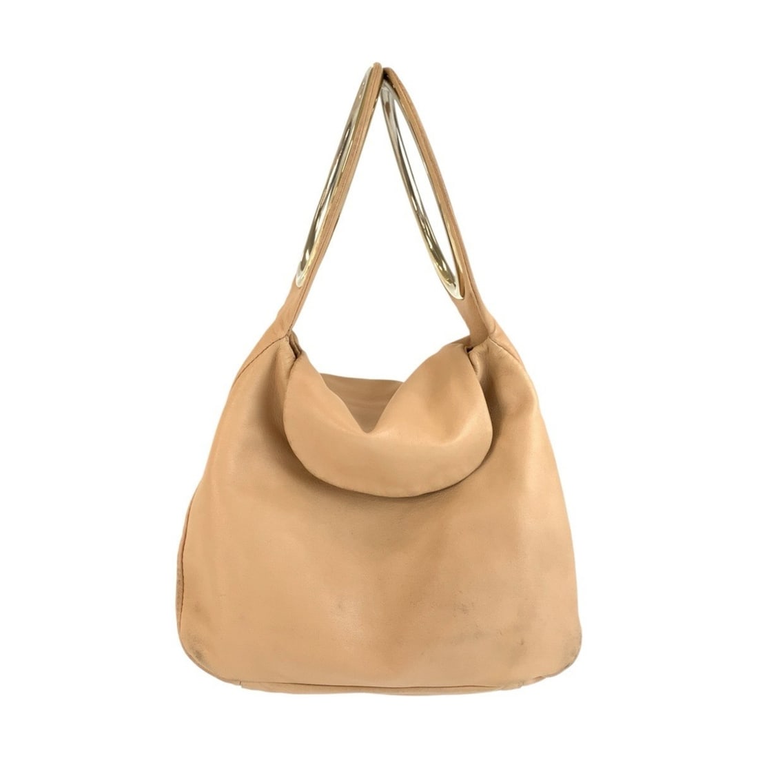 MARNI (Marni) Beige Leather Handbag with Mirror - Women's: --- Catalog ---Category: SizeSize (HxWxD): 20cm x 23cm x 11cm / 7.87'' x 9.05'' x 4.33''Category: DesignType: HandbagColor: BeigeGender: WomenMaterial: Leather Category: GeneralBrand: MarniCountry of 