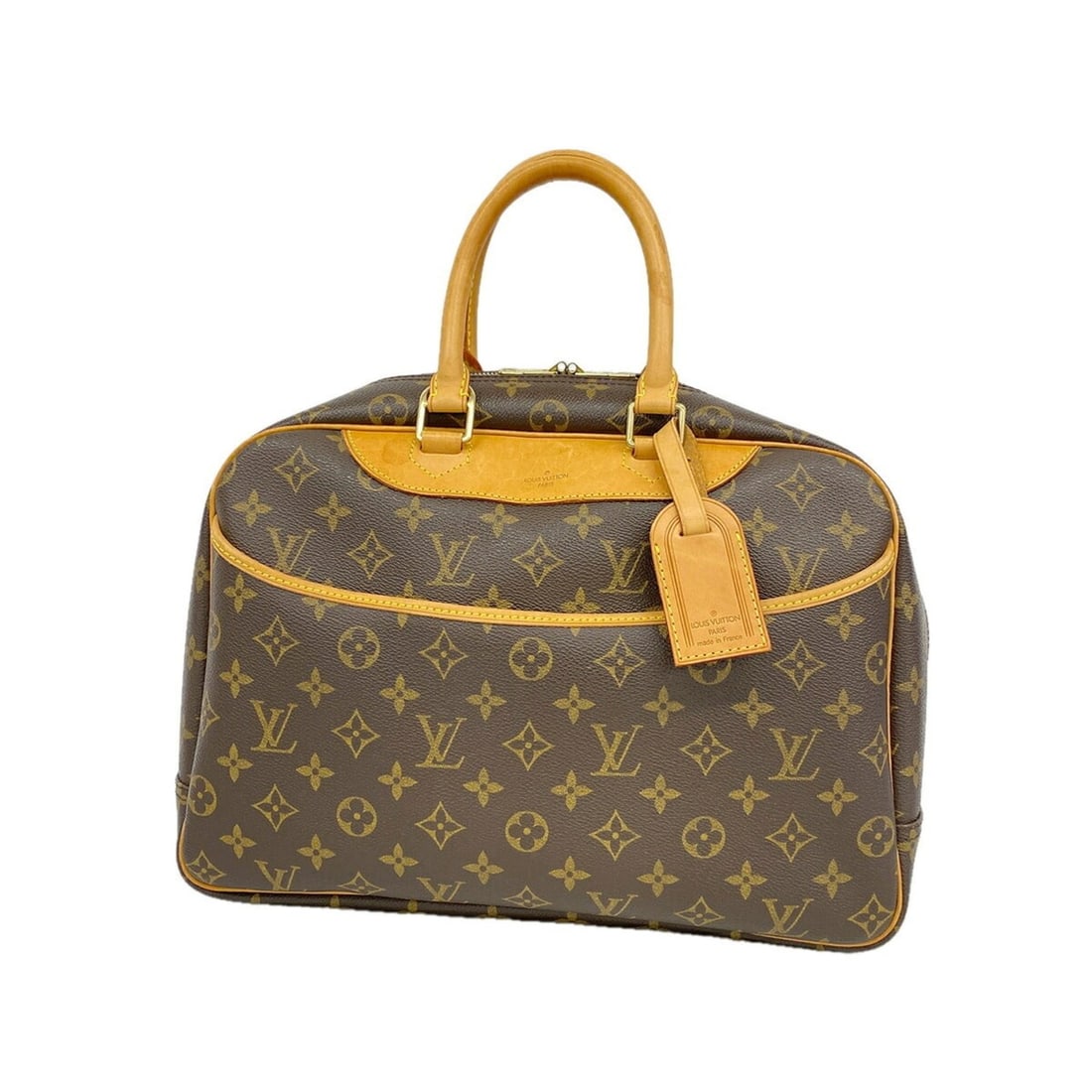Louis Vuitton Monogram Deauville Handbag M47270 Brown Women's: --- Catalog ---Category: SizeSize (HxWxD): 26.5cm x 33.5cm x 13cm / 10.43'' x 13.18'' x 5.11''Category: DesignType: HandbagColor: BrownGender: WomenCategory: GeneralMPN: M47270Brand: Louis Vuitton--- 