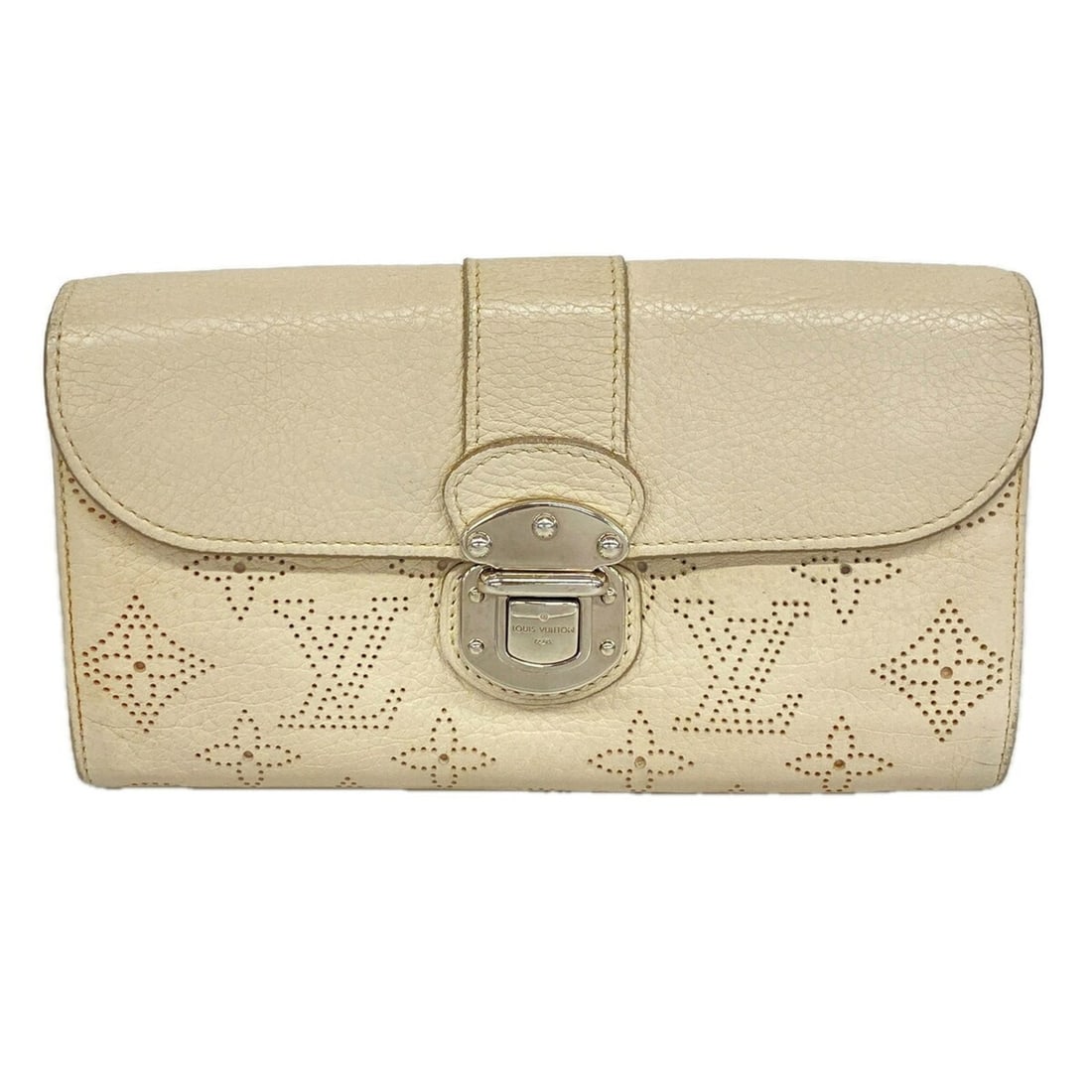 Louis Vuitton Mahina Portefeuille Iris Long Wallet M58094 Sable Women's: --- Catalog ---Category: SizeSize (HxWxD): 10.5cm x 19cm x 3cm / 4.13'' x 7.48'' x 1.18''Category: DesignType: Long wallet (bi-fold)Color: SableGender: WomenCategory: GeneralMPN: M58094Brand: Louis Vu