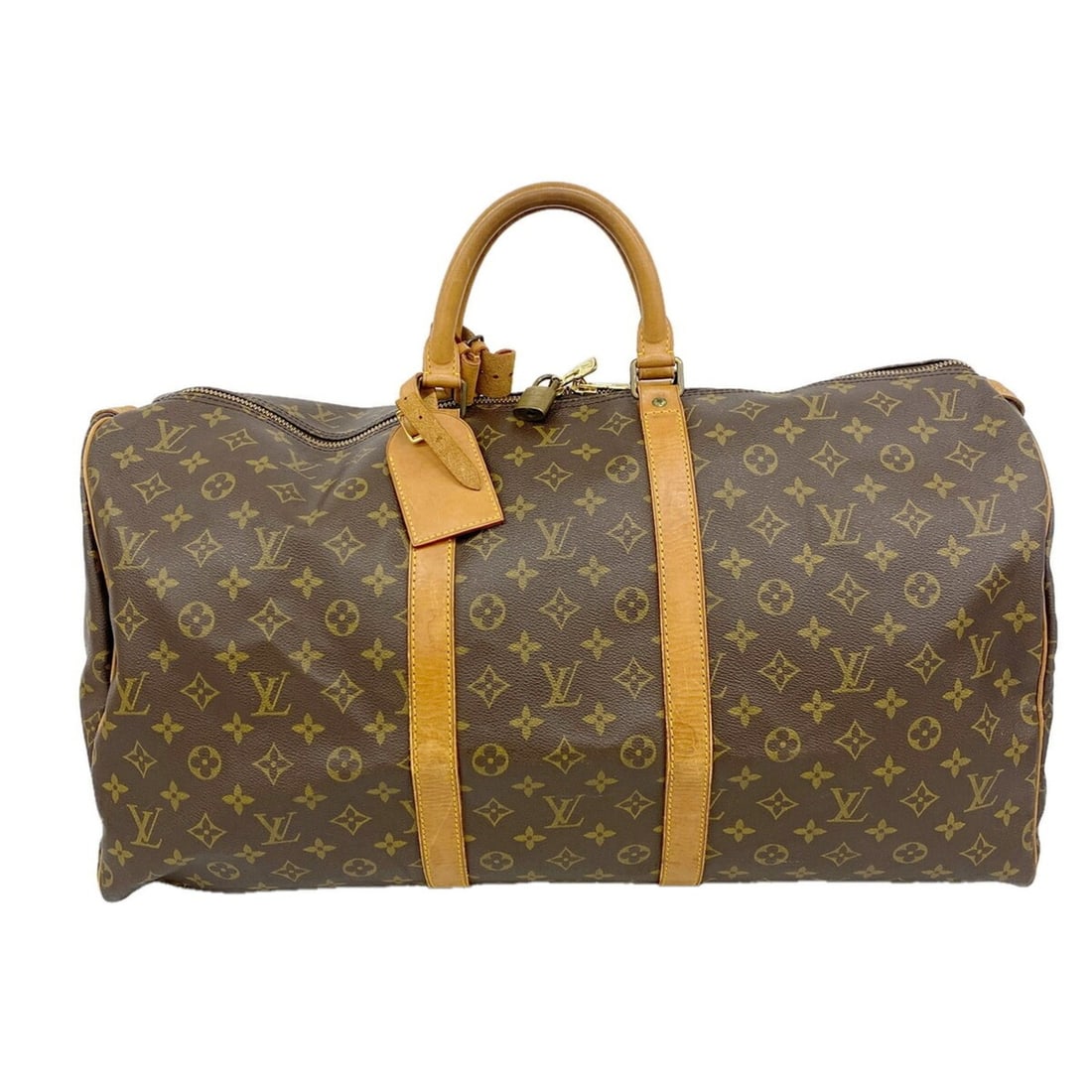 Louis Vuitton Bags - Boston Monogram Keepall 55 M41424 Brown Men's & Women's: --- Catalog ---Category: SizeSize (HxWxD): 30cm x 55cm x 25cm / 11.81'' x 21.65'' x 9.84''Category: DesignType: Boston bagColor: BrownGender: Men,WomenCategory: GeneralMPN: M41424Brand: Louis Vuitton-