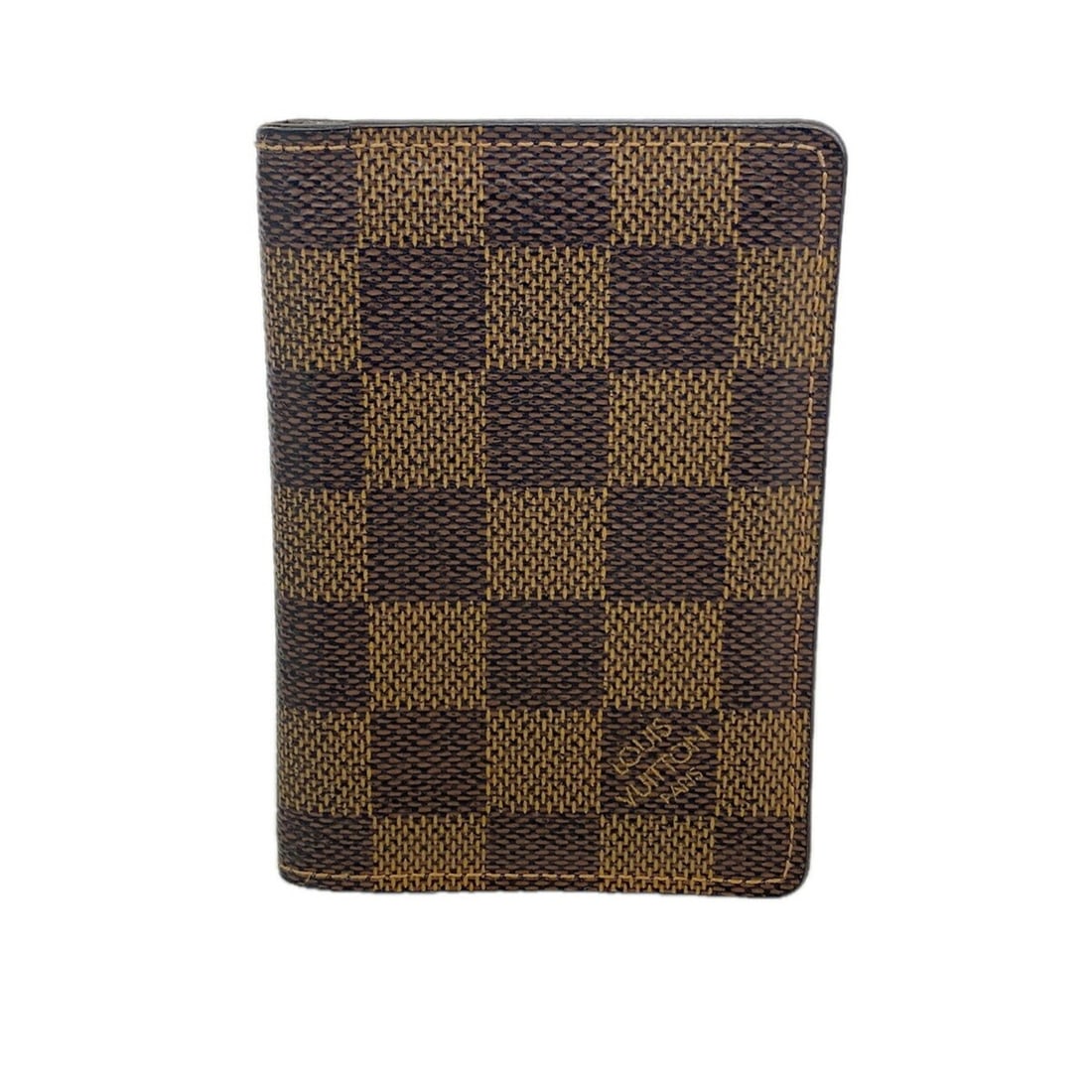 Louis Vuitton Damier Organizer de Poche Business Card Holder/Card Case N61721 Ebene Men's/Women's: --- Catalog ---Category: DesignType: Card caseColor: EbeneGender: Men,WomenCategory: GeneralMPN: N61721Brand: Louis VuittonCategory: Physical PropertiesSize (HxWxD): 11cm x 7.5cm x 1cm / 4.33'' x 2.95
