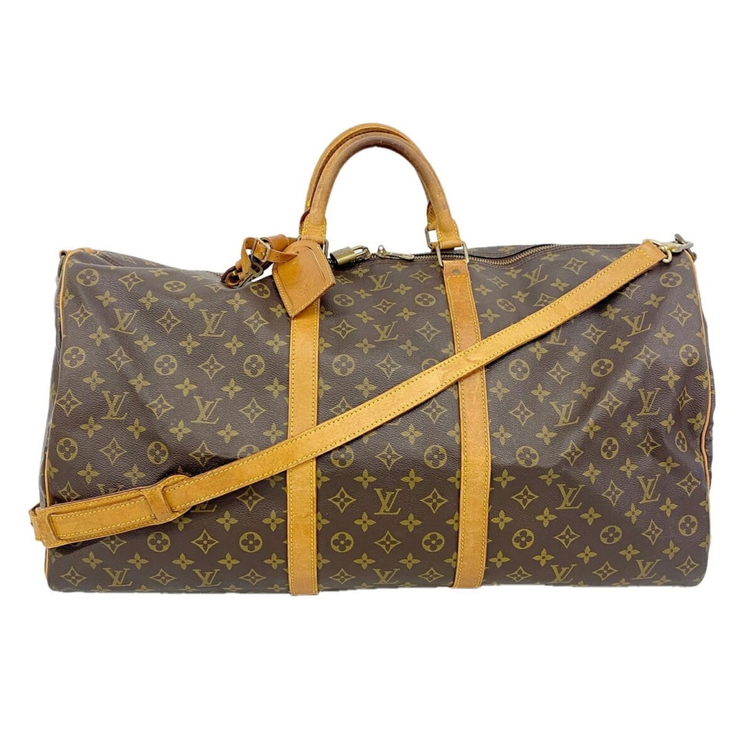 Louis Vuitton Bags - Boston Monogram Keepall Bandoulière 60 M41412 Brown Men's & Women's: --- Catalog ---Category: SizeSize (HxWxD): 33cm x 61cm x 26cm / 12.99'' x 24.01'' x 10.23''Category: DesignType: Boston bagColor: BrownGender: Men,WomenCategory: GeneralMPN: M41412Brand: Louis Vuitton