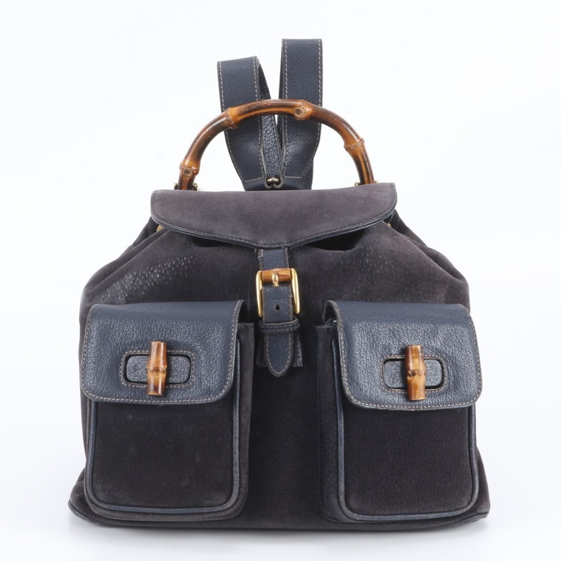 Gucci Bamboo 003 2058 0016 Leather Backpack Shoulder Bag for Women (1 of 13)