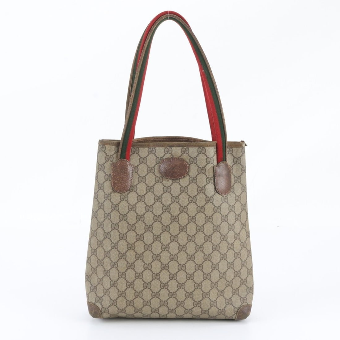 Gucci Old GG Supreme Sherry Line 58 02 4889 Leather Tote Bag for Men: --- Catalog ---Category: SizeSize (HxWxD): 30cm x 27cm x 9cm / 11.81'' x 10.62'' x 3.54''Category: DesignType: Tote bagColor: BrownGender: MenMaterial: Leather , Coated canvas Category: GeneralMPN: 58
