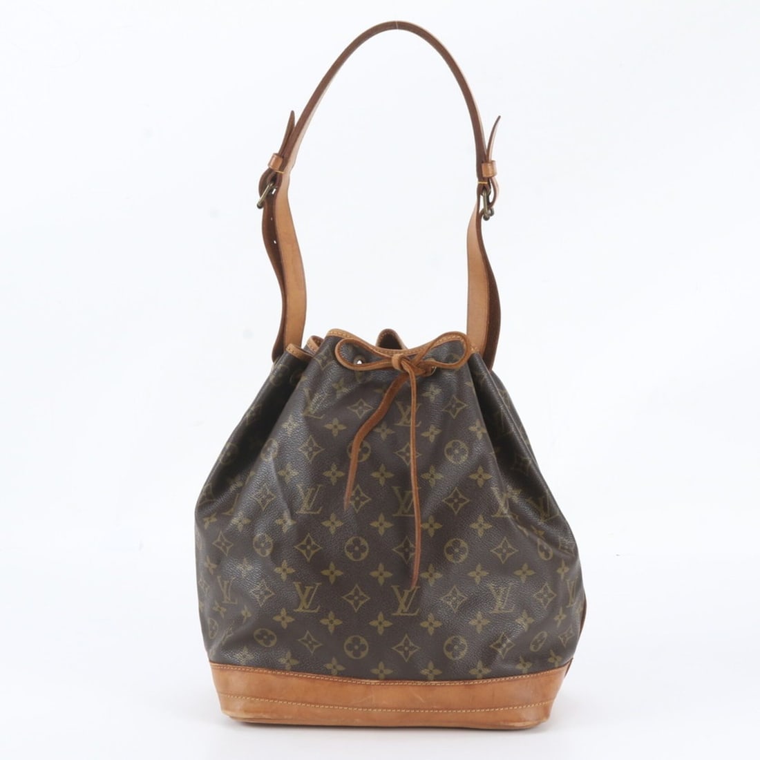 Louis Vuitton Monogram Noe M42224 Leather Shoulder Bag Tote Handbag for Women: --- Catalog ---Category: SizeSize (HxWxD): 34cm x 26cm x 18cm / 13.38'' x 10.23'' x 7.08''Category: DesignType: Handbag, Shoulder bag, Tote bagColor: BrownGender: WomenMaterial: Leather , Coated canva
