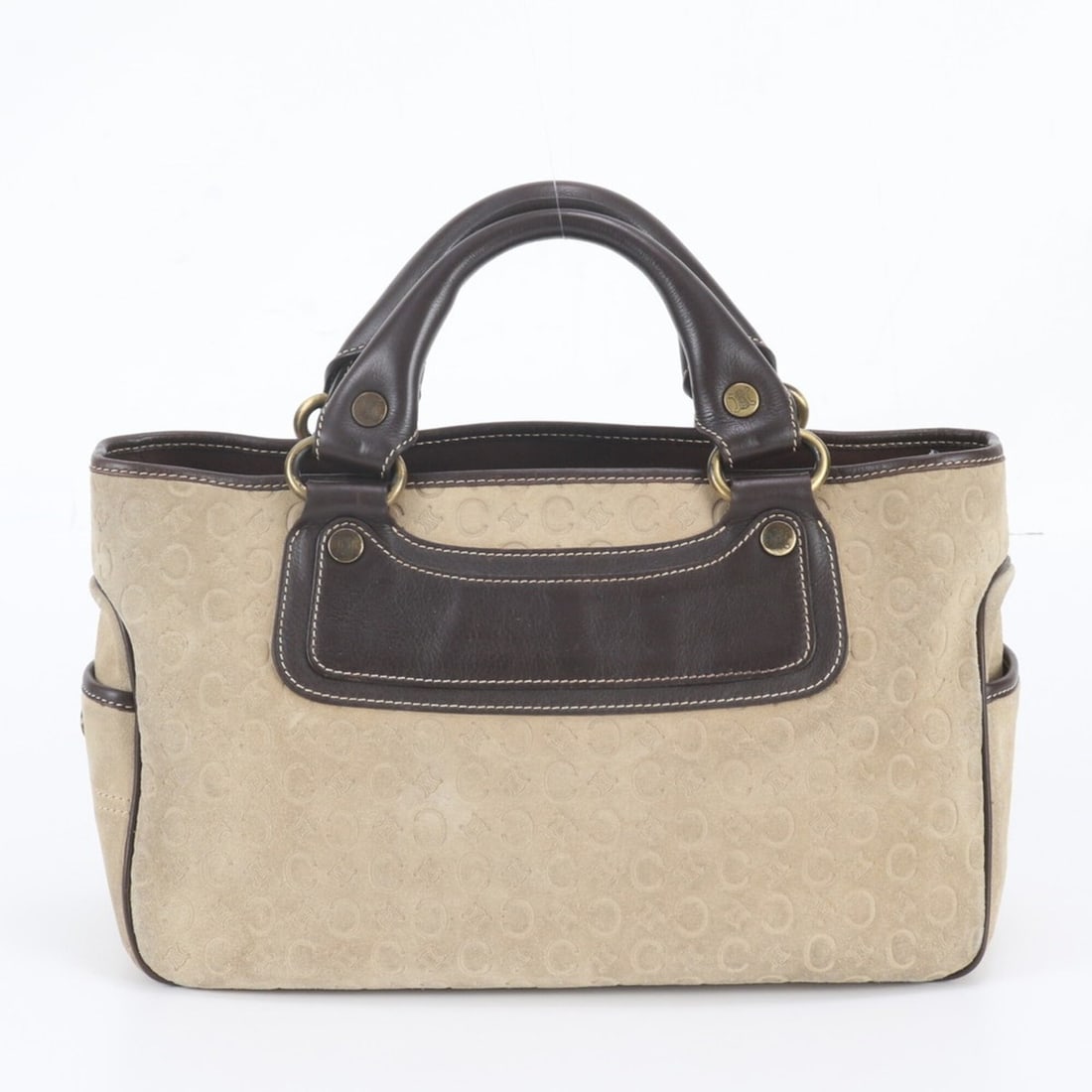 Celine C Macadam Boogie Bag Leather Handbag Tote Brand Triomphe Women's (1 of 15)