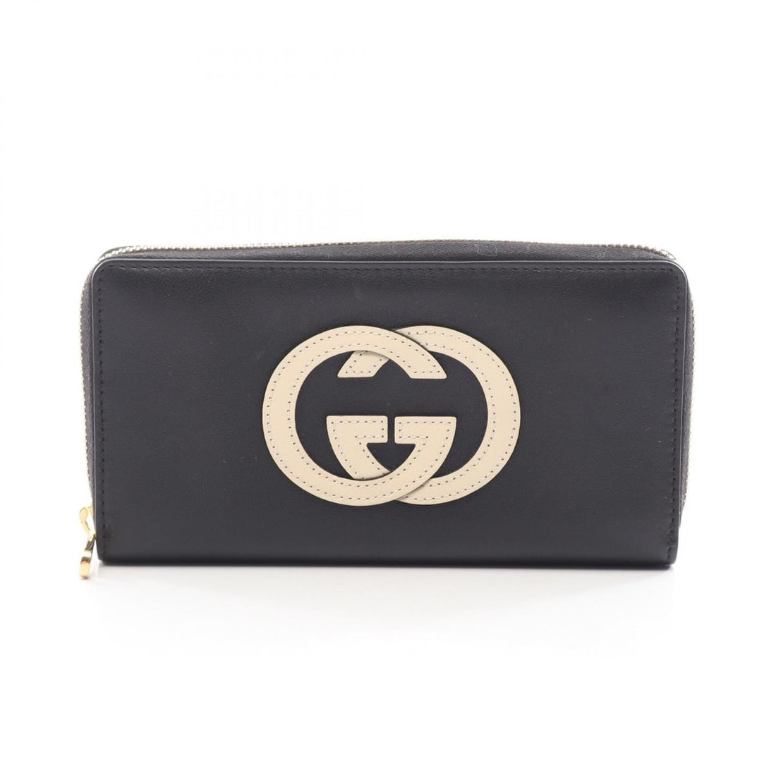 Gucci Basket Round Long Wallet, Leather, Women's, Black/Ivory, 658839: --- Catalog ---Category: SizeSize (HxWxD): 10cm x 19cm x 2cm / 3.93'' x 7.48'' x 0.78''Category: DesignType: Long wallet (bi-fold)Color: Black, IvoryGender: WomenMaterial: Leather Category: GeneralMPN