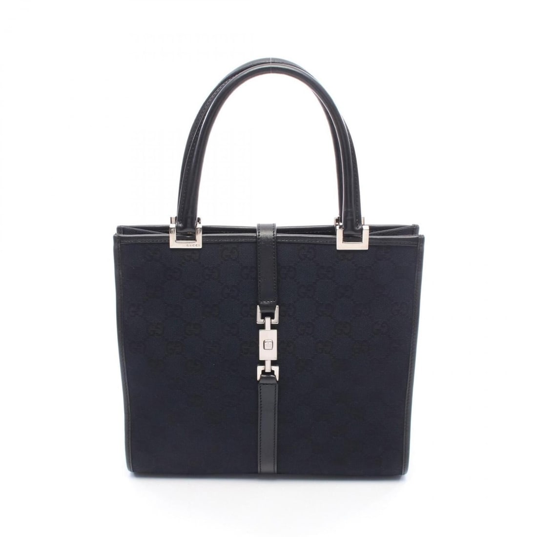 Gucci Jackie GG Canvas Handbag, and Leather, Women's, Black, 002-1065 (1 of 14)