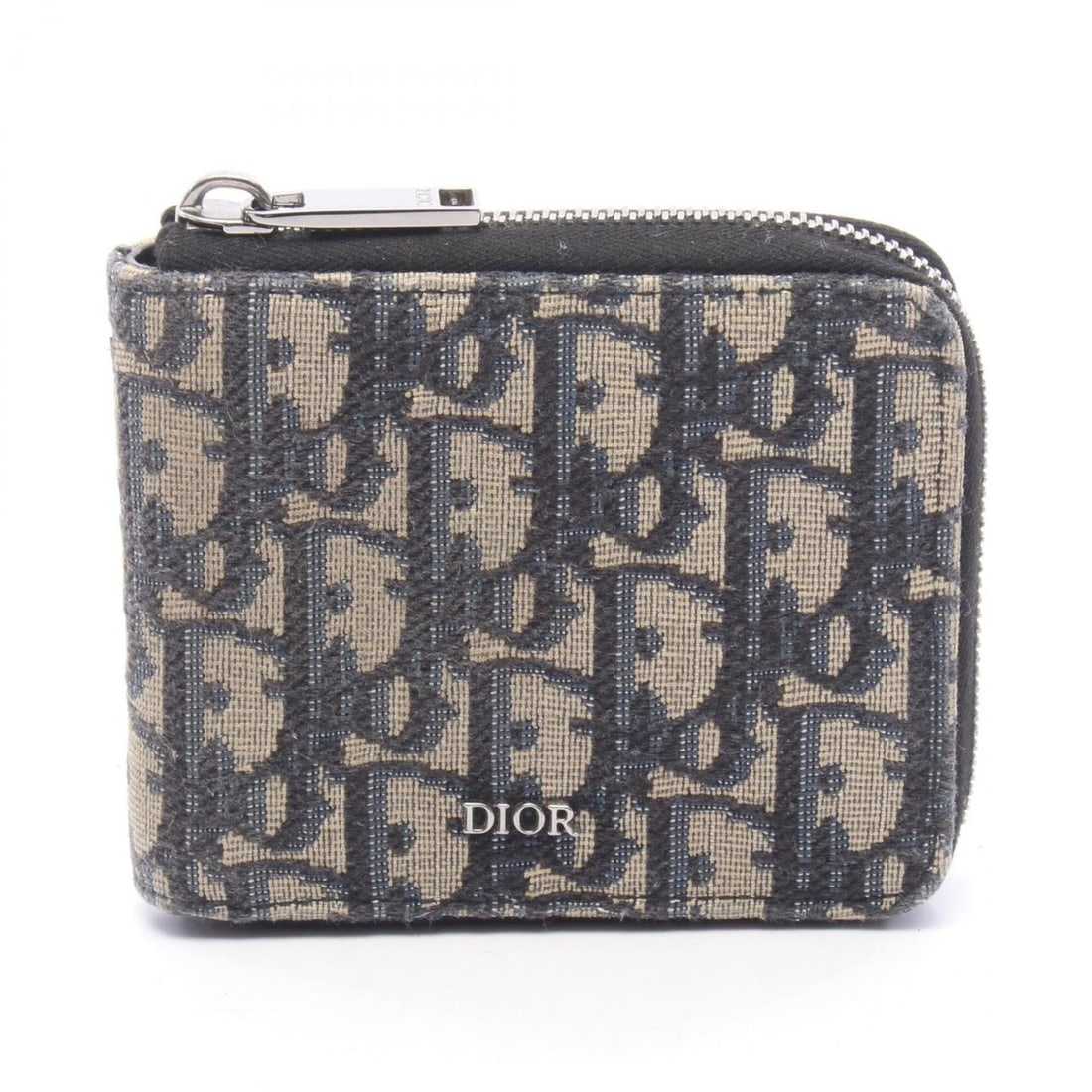 Christian Dior Dior Oblique Bi-fold Wallet, Canvas, Men's & Women's, Navy/Beige, 2ESBC092YSE: --- Catalog ---Category: SizeSize (HxWxD): 9.5cm x 11.5cm x 2cm / 3.74'' x 4.52'' x 0.78''Category: DesignType: Wallet (bi-fold)Color: Beige, NavyGender: Men,WomenMaterial: Canvas Category: GeneralMPN