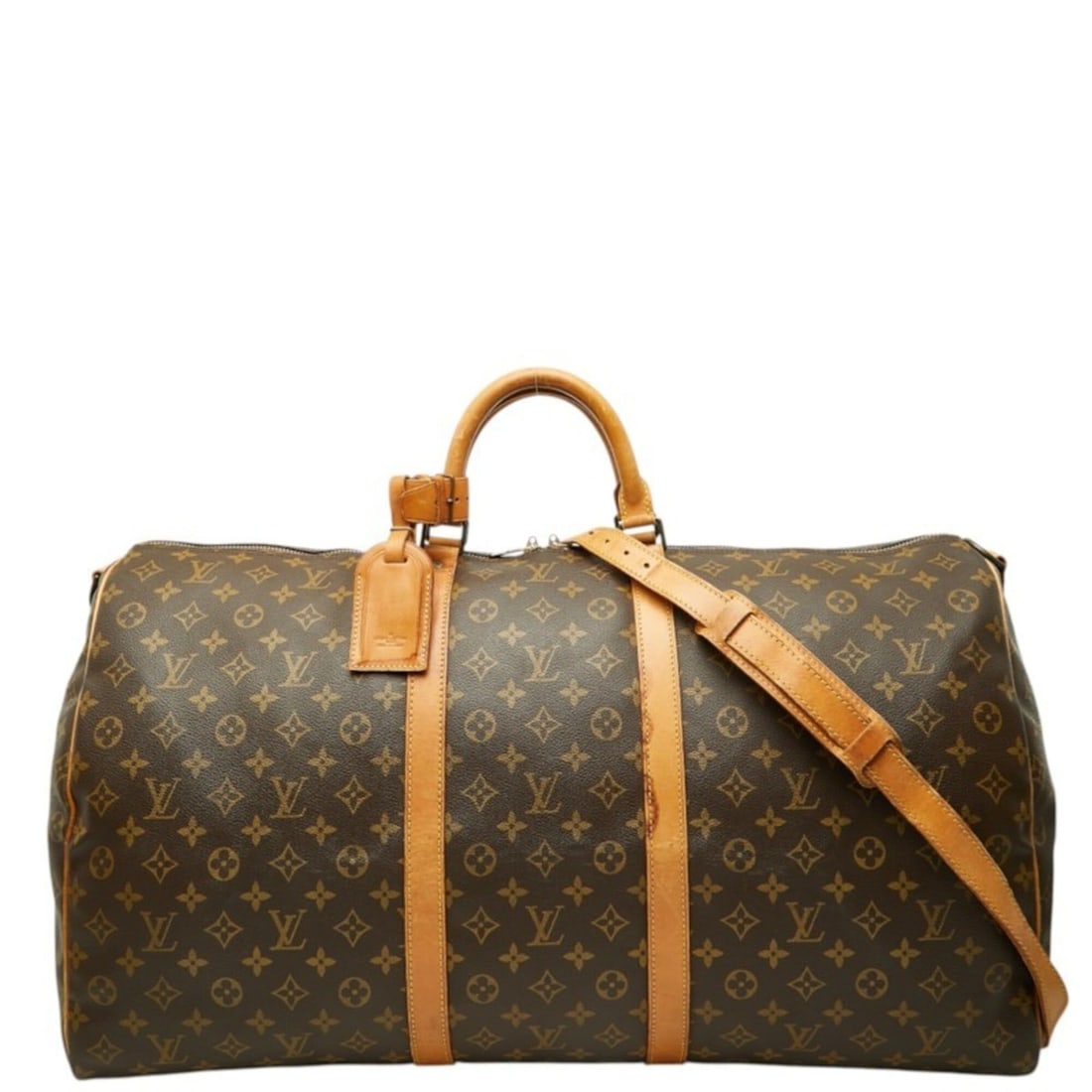 Louis Vuitton Monogram Keepall Bandoulière 60 Boston Bag Shoulder 2WAY M41412 Brown Leather Women's: --- Catalog ---Category: SizeSize (HxWxD): 33cm x 60cm x 25cm / 12.99'' x 23.62'' x 9.84''Category: DesignType: Boston bag, Shoulder bagColor: BrownGender: WomenMaterial: PVC , Leather Category: Gener
