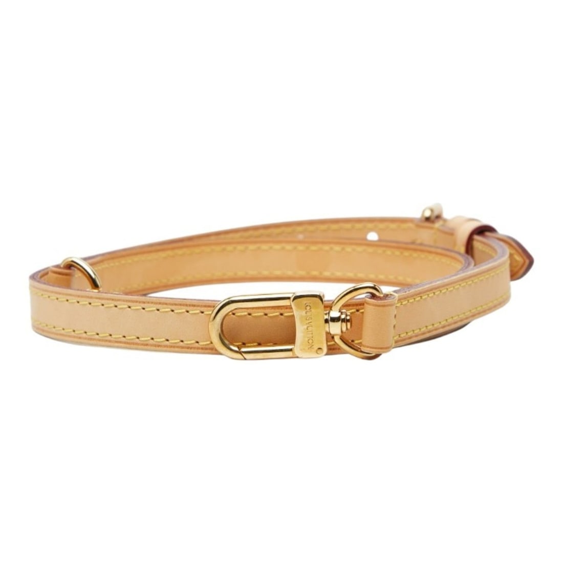 Louis Vuitton Shoulder Strap, Beige Leather, Women's LOUIS VUITTON: --- Catalog ---Category: SizeHandle/Strap Length: 87cm / 34.25''Category: DesignType: StrapColor: BeigeGender: WomenMaterial: LeatherCategory: GeneralBrand: Louis Vuitton--- Item List ---Section: Cond