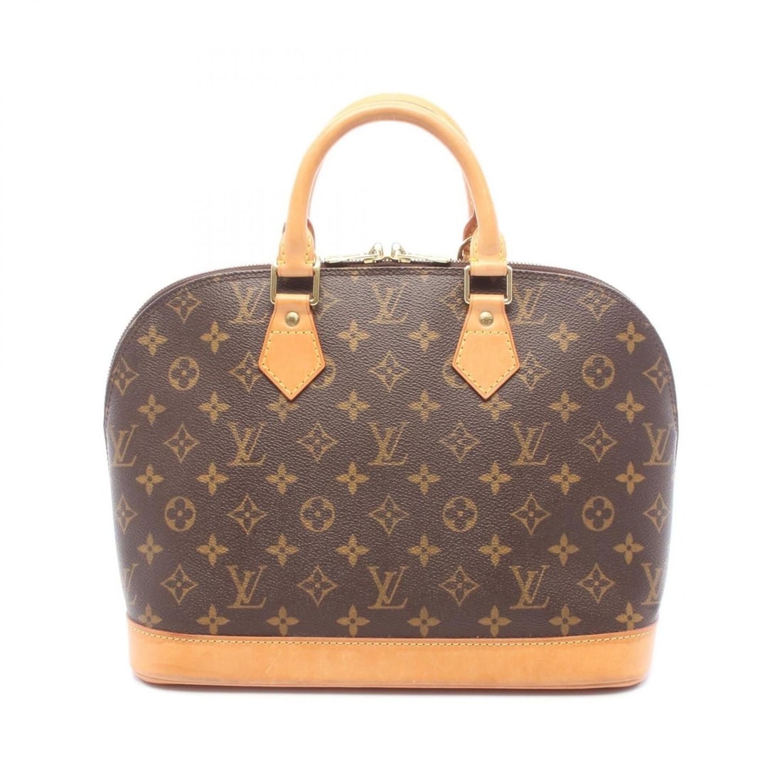 Louis Vuitton Alma PM Handbag, Coated Canvas and Leather, Monogram Pattern, Women's, Brown, M51130: --- Catalog ---Category: SizeSize (HxWxD): 23.5cm x 32cm x 16cm / 9.25'' x 12.59'' x 6.29''Category: DesignType: HandbagColor: BrownGender: WomenMaterial: Coated canvas , Leather Category: GeneralMPN: