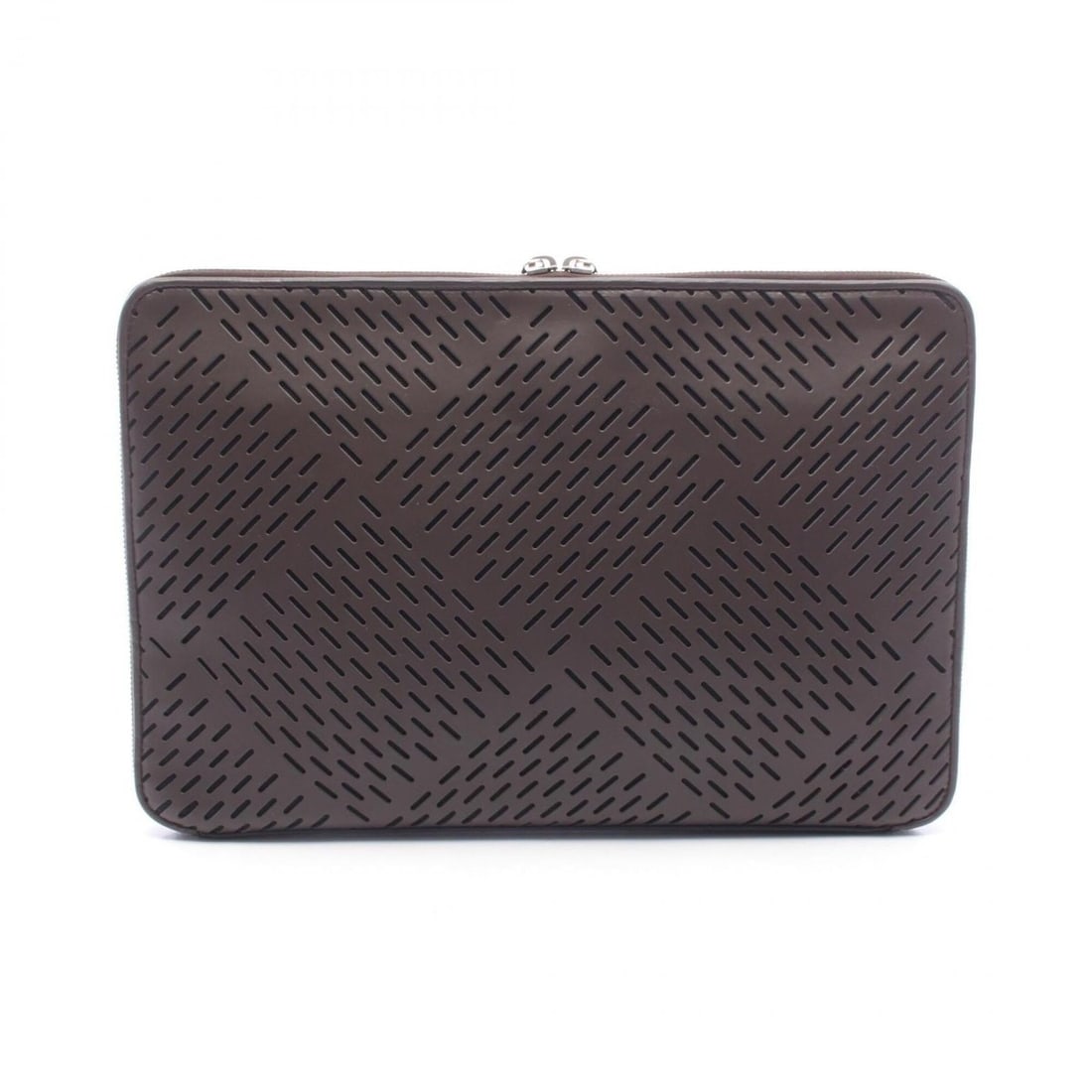 Bottega Veneta perforated clutch bag/handbag, leather, men's, brown.: --- Catalog ---Category: SizeSize (HxWxD): 24cm x 35cm x 2.5cm / 9.44'' x 13.77'' x 0.98''Category: DesignType: Clutch bag, HandbagColor: BrownGender: MenMaterial: Leather Category: GeneralBrand: Bott