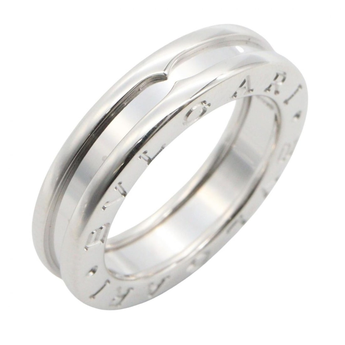 Bvlgari Bulgari B-zero1 Ring, 1-band ring, 18K White Gold (18KWG), Silver-tone, for Men and Women,: --- Catalog ---Category: SizeJP Size: 7.5US Size: 4Category: DesignType: Band ringColor: SilverGender: Men,WomenMaterial: White gold (18K)Category: GeneralMPN: 346566Brand: Bvlgari--- Item List ---Sec