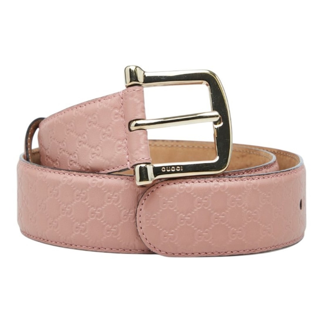 Gucci Microguccissima Belt, Size 75 (30), 281548, Pink Leather, Women's, GUCCI: --- Catalog ---Category: SizeLength: 66.7cm - 76.7cm / 26.25'' - 30.19''Category: DesignType: Standard beltColor: PinkGender: WomenMaterial (Strap): Leather Category: GeneralBrand: Gucci--- Item List 