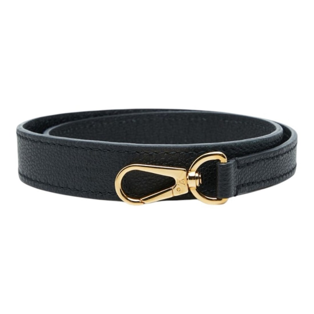 Louis Vuitton Shoulder Strap, Black Leather, Women's LOUIS VUITTON (1 of 10)