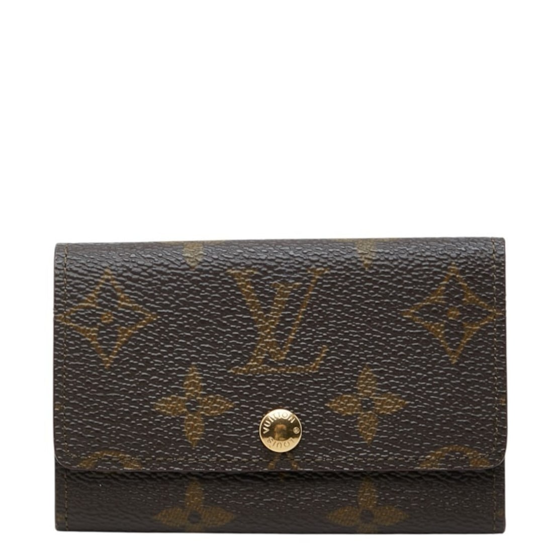 Louis Vuitton Monogram Multicles 6 Key Case, 6-ring, M62630, Brown Leather, Women's LOUIS VUITTON (1 of 13)