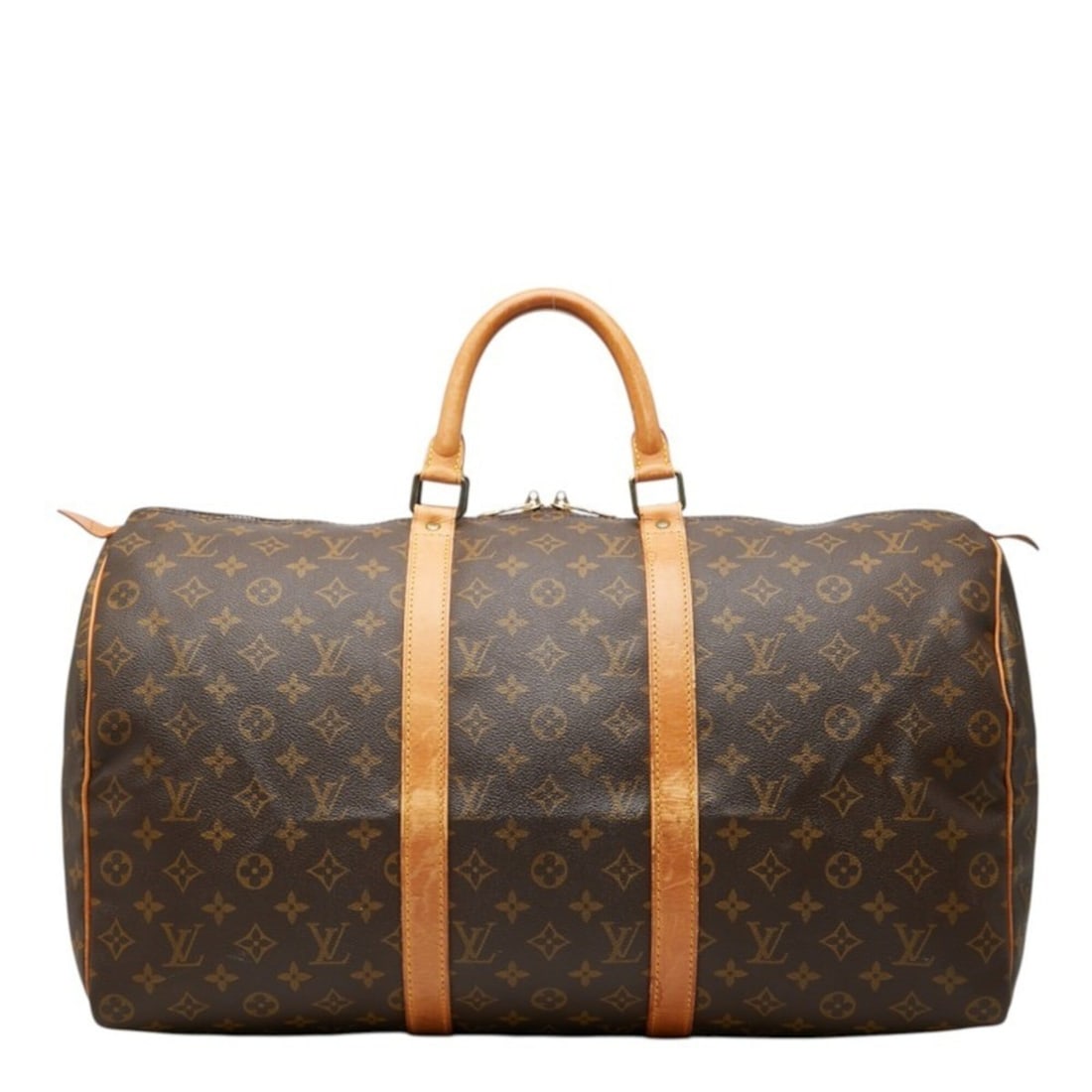 Louis Vuitton Monogram Keepall 50 Boston Bag Travel M41426 Brown Leather Women's LOUIS VUITTON: --- Catalog ---Category: SizeSize (HxWxD): 26cm x 50cm x 21cm / 10.23'' x 19.68'' x 8.26''Category: DesignType: Boston bagColor: BrownGender: WomenMaterial: PVC , Leather Category: GeneralBrand: Louis