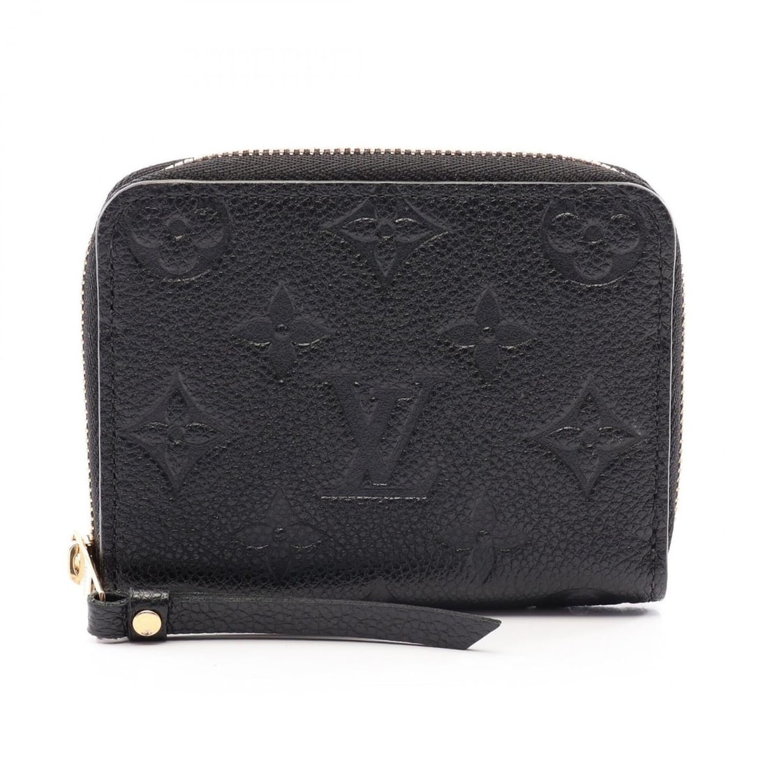 Louis Vuitton Zippy Coin Purse, Monogram Empreinte, Noir, Leather Wallet, Women's, Black, M60574 (1 of 9)