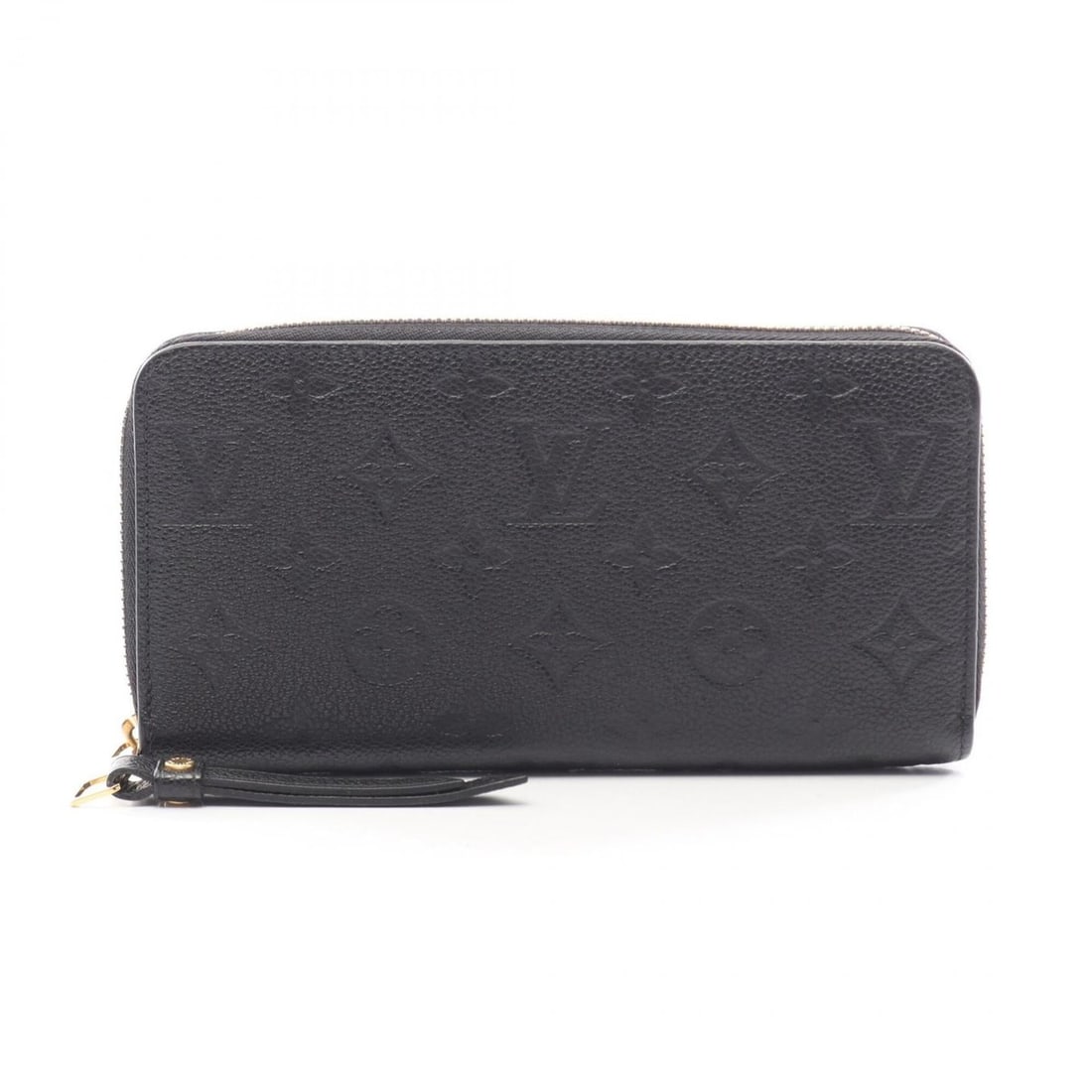 Louis Vuitton Zippy Wallet Monogram Empreinte Noir Round Long Leather Women's Black M61864 (1 of 11)