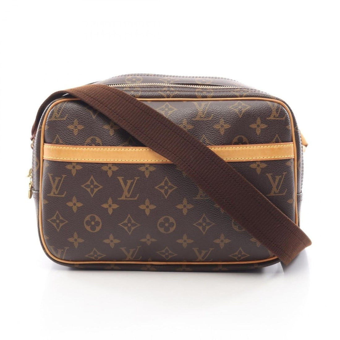 Louis Vuitton Reporter PM Monogram Shoulder Bag/Handbag, Coated Canvas and Leather, Pattern, (1 of 12)