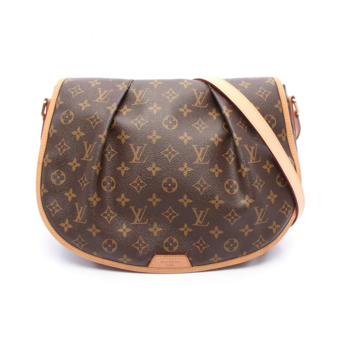 Louis Vuitton Menilmontant MM Shoulder Bag/Handbag, Coated Canvas and Leather, Monogram Pattern, (1 of 9)