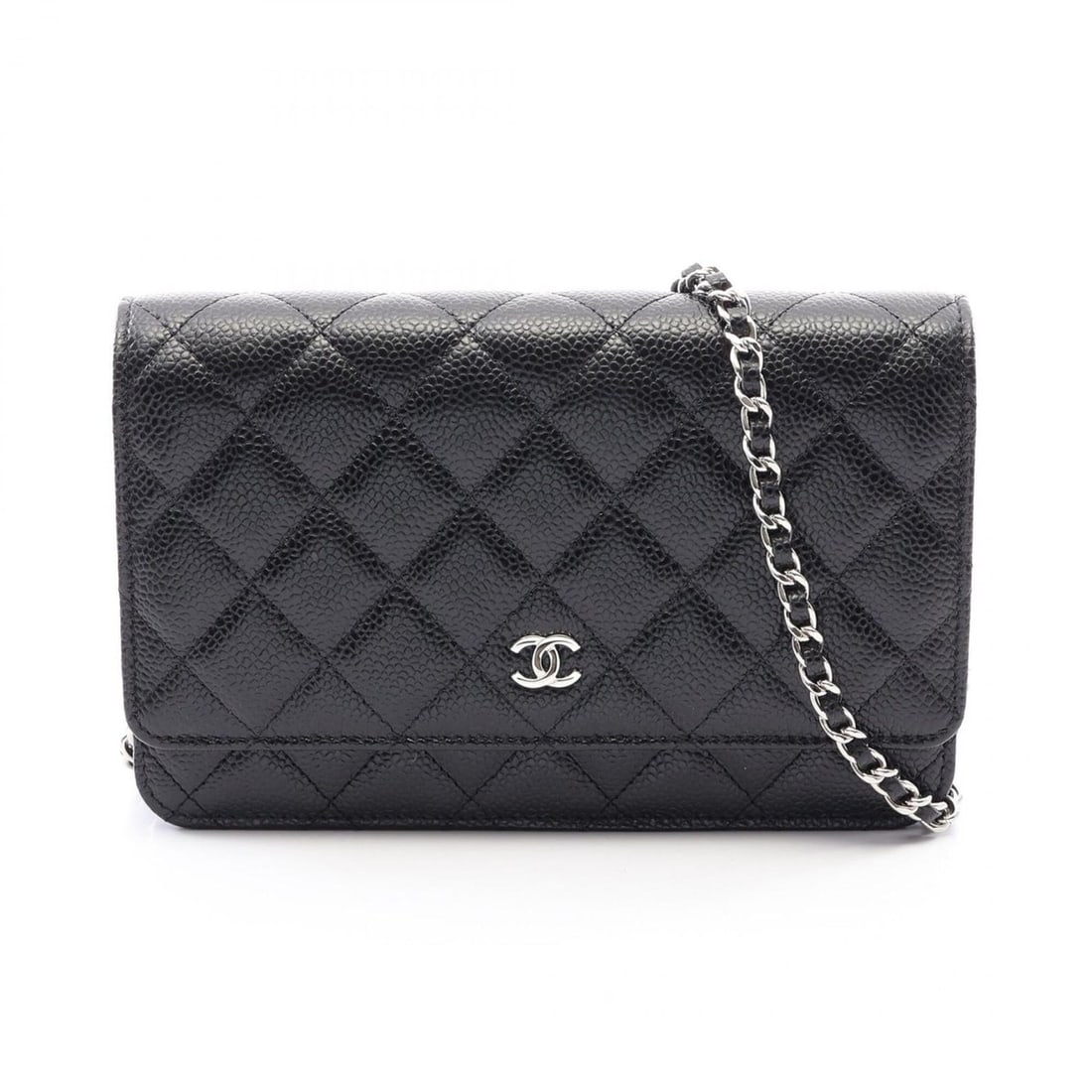 Chanel Matelassé Shoulder Bag/Handbag, Caviar Leather (Grained Calfskin), Women's, Black, AP0250: --- Catalog ---Category: SizeSize (HxWxD): 12cm x 19cm x 3.5cm / 4.72'' x 7.48'' x 1.37''Category: DesignType: Handbag, Shoulder bagColor: BlackGender: WomenMaterial: Grained Calfskin Category: Genera