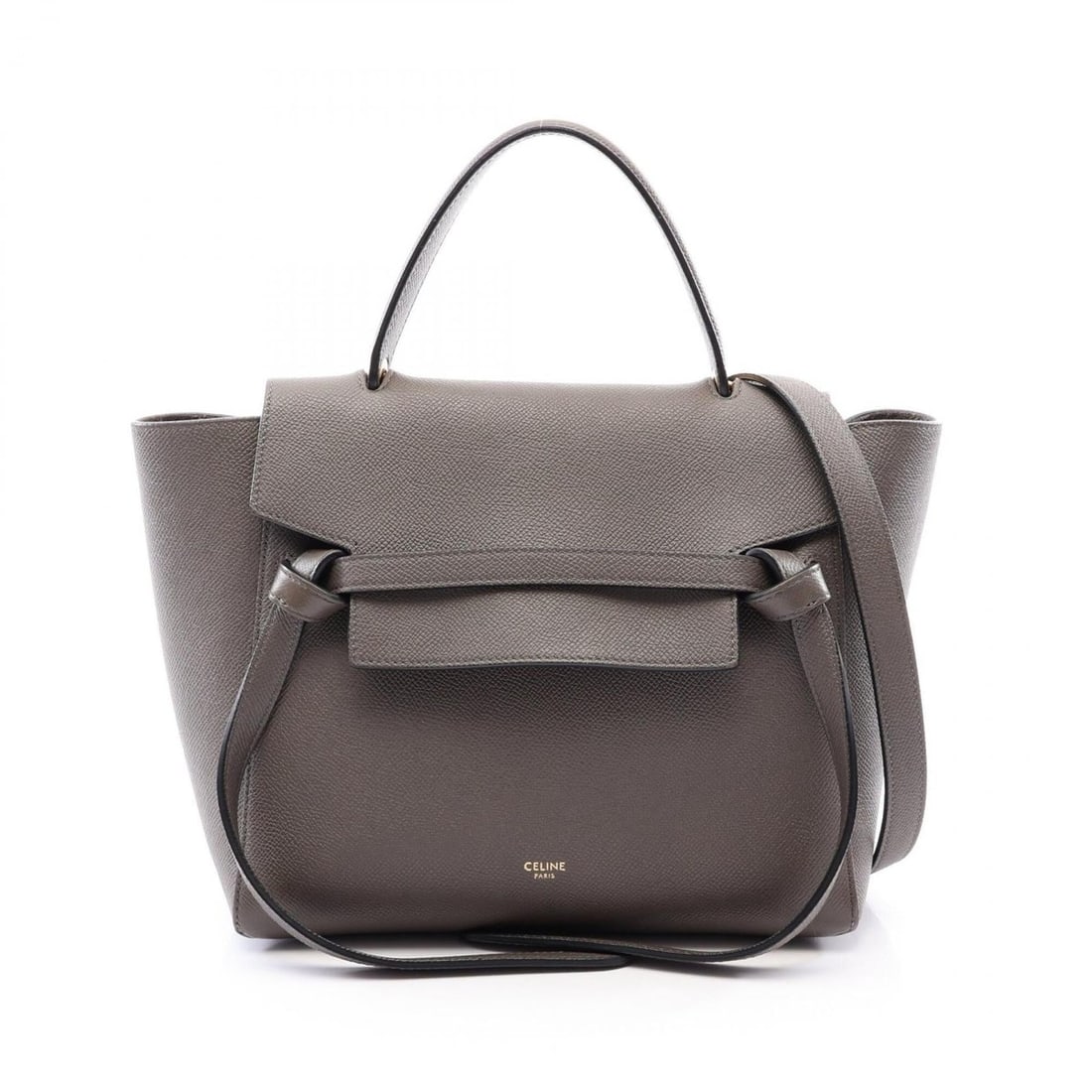 Celine BELT BAG MICRO - 2-way handbag, leather, women's, gray.: --- Catalog ---Category: SizeSize (HxWxD): 21cm x 24cm x 13cm / 8.26'' x 9.44'' x 5.11''Category: DesignType: HandbagColor: GrayGender: WomenMaterial: Leather Category: GeneralBrand: Celine--- Item Li