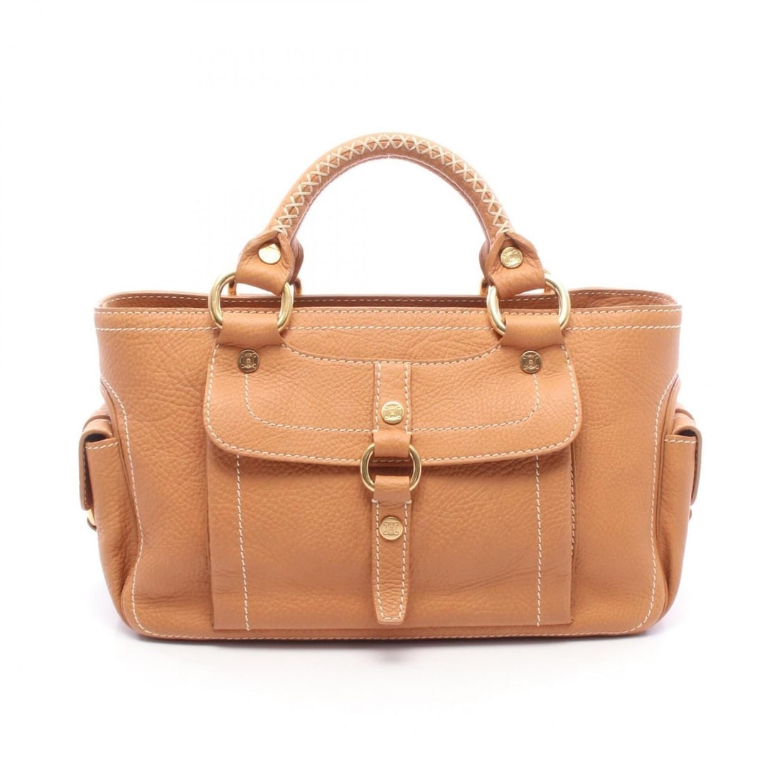 Celine Boogie Bag Handbag, Leather, Women's, Brown: --- Catalog ---Category: SizeSize (HxWxD): 19cm x 33cm x 13cm / 7.48'' x 12.99'' x 5.11''Category: DesignType: HandbagColor: BrownGender: WomenMaterial: Leather Category: GeneralBrand: Celine--- Item 