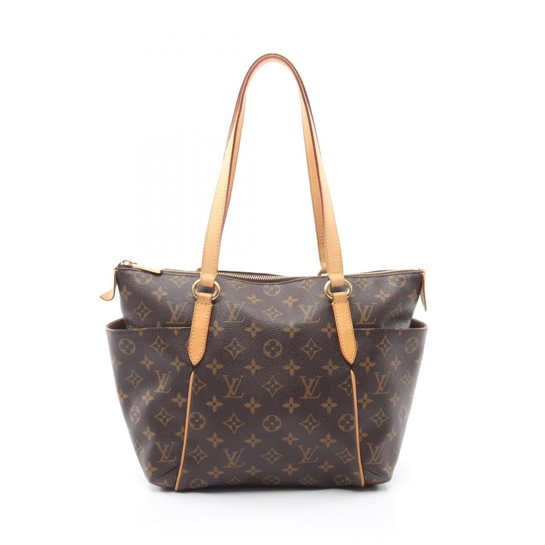 Louis Vuitton Totally PM Tote Bag Handbag, Coated Canvas and Leather, Monogram Pattern, Women's,: --- Catalog ---Category: SizeSize (HxWxD): 24cm x 27cm x 11cm / 9.44'' x 10.62'' x 4.33''Strap Length: 59cm / 23.22''Category: DesignType: Tote bagColor: BrownGender: WomenMaterial: Coated canvas ,