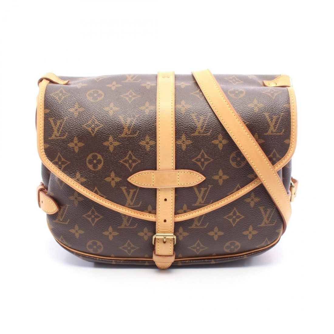Louis Vuitton Saumur 30 Shoulder Bag/Handbag, Coated Canvas and Leather, Monogram Pattern, Women's,: --- Catalog ---Category: SizeSize (HxWxD): 22cm x 28cm / 8.66'' x 11.02''Strap Length: 110cm - 128cm / 43.3'' - 50.39''Category: DesignType: Shoulder bagColor: BrownGender: WomenMaterial: Coated