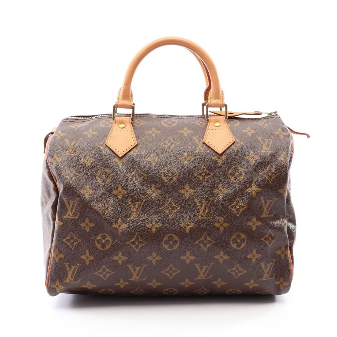 Louis Vuitton Speedy 30 Monogram Handbag, Coated Canvas and Leather, Pattern, Women's, Brown, M41526: --- Catalog ---Category: SizeSize (HxWxD): 22cm x 30cm x 17cm / 8.66'' x 11.81'' x 6.69''Handle Length: 28cm / 11.02''Category: DesignType: HandbagColor: BrownGender: WomenMaterial: Coated canvas ,