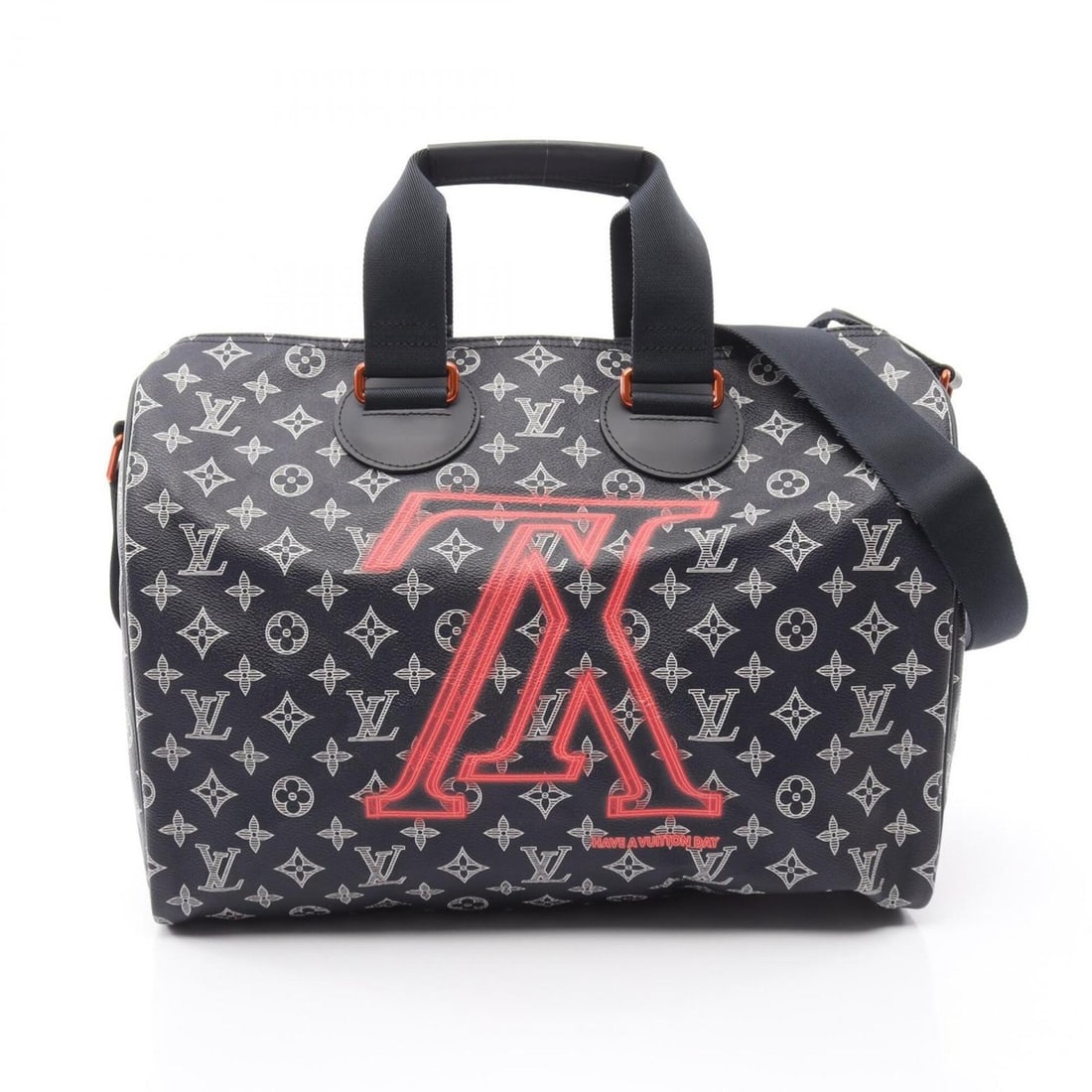 Louis Vuitton Speedy Bandoulière 40 Upside Down 2-Way Boston Bag/Handbag, Monogram Ink,: --- Catalog ---Category: SizeSize (HxWxD): 32cm x 39cm x 19cm / 12.59'' x 15.35'' x 7.48''Strap Length: 88cm - 134cm / 34.64'' - 52.75''Handle Length: 37cm / 14.56''Category: DesignType: Boston