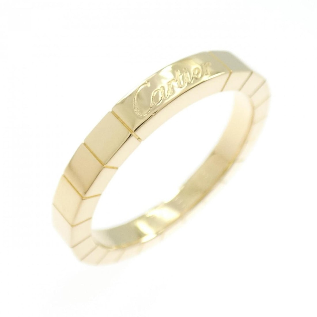 Cartier Lanieres Ring: --- Catalog ---Category: SizeJP Size: 17US Size: 8.5Category: DesignType: Band ringColor: Yellow goldGender: Women,MenMaterial: Yellow gold (18K)Category: GeneralBrand: Cartier--- Item List ---Section