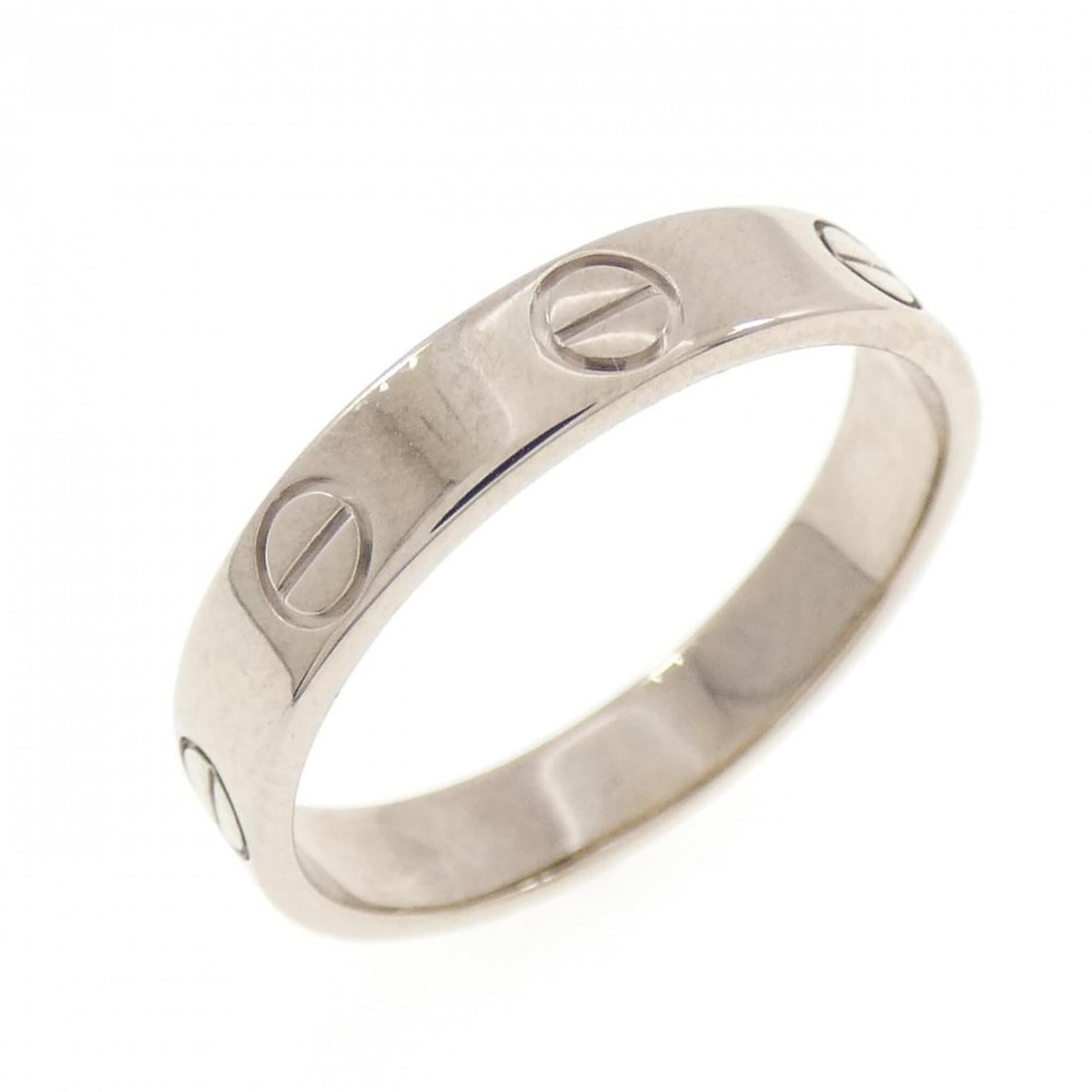 Cartier Mini Love Ring: --- Catalog ---Category: SizeJP Size: 12US Size: 6.5Category: DesignType: Band ringColor: White goldGender: WomenMaterial: White gold (18K)Category: GeneralMPN: B4085100Brand: Cartier--- Item List