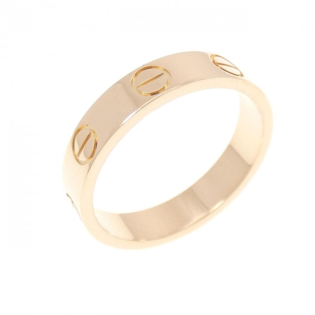 Cartier Mini Love Ring: --- Catalog ---Category: SizeUS Size: 4Brand Size: 47Category: DesignType: Band ringGender: WomenMaterial: Pink gold (18K)Category: GeneralMPN: B4085200Brand: Cartier--- Item List ---Section: Conditio