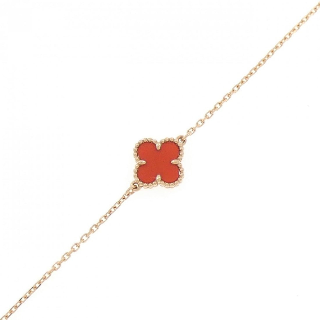 Van Cleef & Arpels Sweet Alhambra Bracelet: --- Catalog ---Category: SizeLength: 16cm - 17.5cm / 6.29'' - 6.88''Category: DesignType: Charm braceletGender: WomenMaterial: Pink gold (18K)Category: GeneralMPN: VCARN59K00Brand: Van Cleef & Arpels-