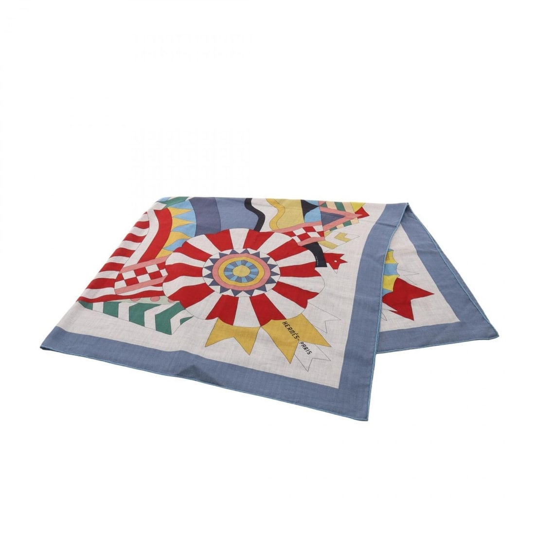Hermes Carre Geant 140 CHEVAL DE FTE Scarf Muffler Silk Cashmere Women's Gray Multicolor: --- Catalog ---Category: SizeSize (LxW): 1.36m x 1.36m / 53.54'' x 53.54''Category: DesignType: ScarfColor: Gray, Multi-colorGender: WomenMaterial: Silk , Cashmere Category: GeneralBrand: Hermes--- It