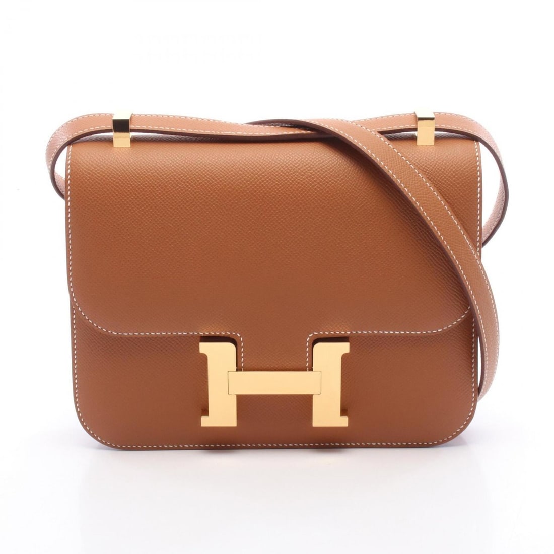 Hermes Constance 24 Gold Shoulder Bag/Handbag, Veau Epsom Leather, Women's, Brown Tone, 056341CC (1 of 12)