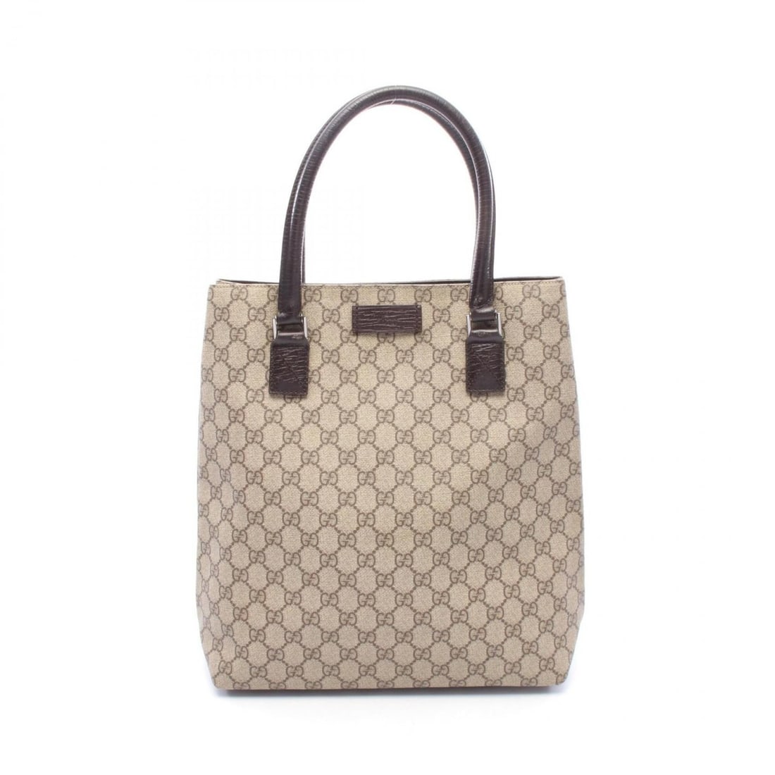 Gucci GG Plus Tote Bag Handbag, Coated Canvas Leather, Women's, Beige/Brown, 131220: --- Catalog ---Category: SizeSize (HxWxD): 34cm x 29cm x 14cm / 13.38'' x 11.41'' x 5.51''Category: DesignType: Handbag, Tote bagColor: Beige, BrownGender: WomenMaterial: PVC , Leather Category: Gener