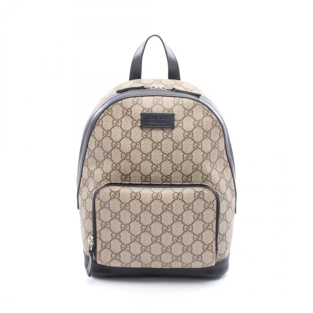 Gucci GG Supreme Small Backpack/Handbag, Coated Canvas and Leather, Women's, Beige, Brown, Black, (1 of 9)