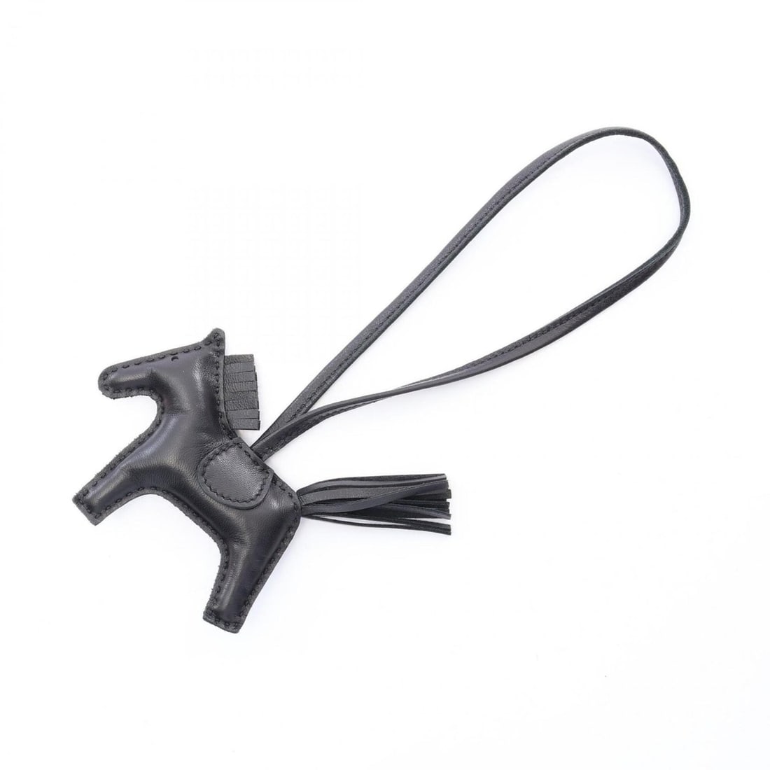 Hermes Rodeo PM So Black Charm Accessory Agneau Milo Women's: --- Catalog ---Category: DesignType: Handbag charmColor: BlackGender: WomenMaterial: Agneau MiloCategory: GeneralBrand: Hermes--- Item List ---Section: ConditionRanking: Rank A Used - A few traces of 