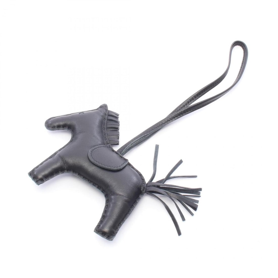 Hermes Rodeo MM So Black Charm Accessory Agneau Milo Women's: --- Catalog ---Category: DesignType: Handbag charmColor: BlackGender: WomenMaterial: Agneau MiloCategory: GeneralBrand: Hermes--- Item List ---Section: ConditionRanking: Rank A Used - A few traces of 