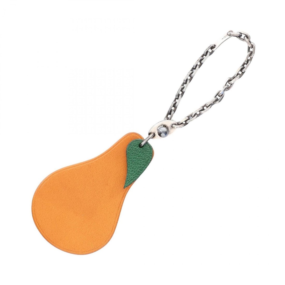 Hermes La France Charm Accessory, Leather, Women's, Beige/Green (1 of 17)