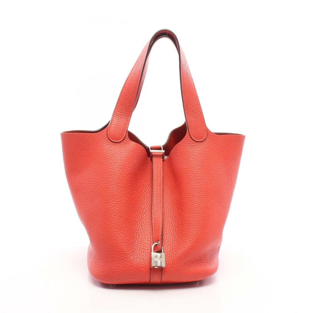 Hermes Picotin Lock MM Rose Jaipur Handbag, Taurillon Clemence Leather, Women's, Pink: --- Catalog ---Category: SizeSize (HxWxD): 21cm x 22cm x 17cm / 8.26'' x 8.66'' x 6.69''Category: DesignType: HandbagColor: PinkGender: WomenMaterial: Taurillon clemence leather Hardware Color: Silver