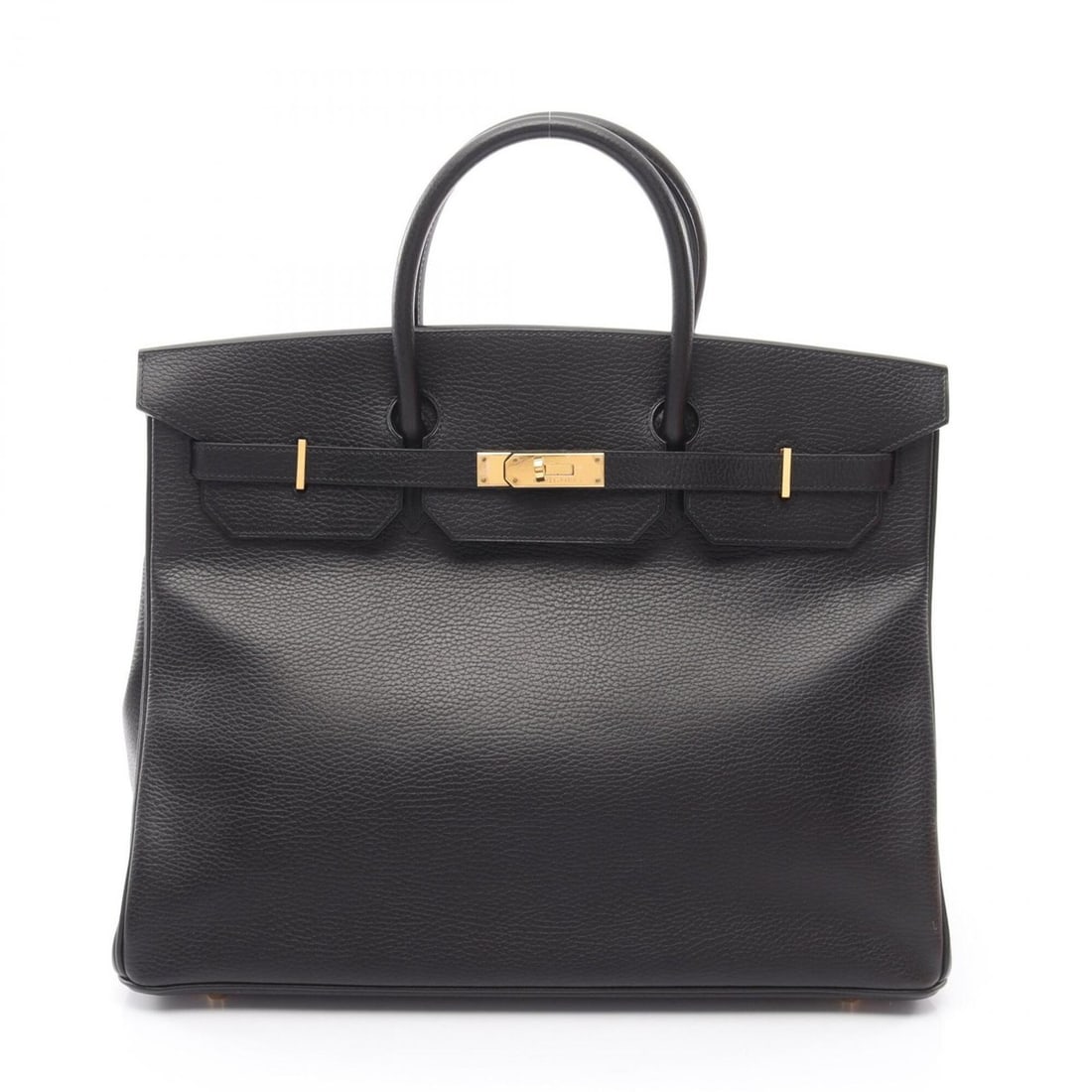 Hermes Birkin 40 Handbag, Leather, Ardennes Women's, Black (1 of 14)