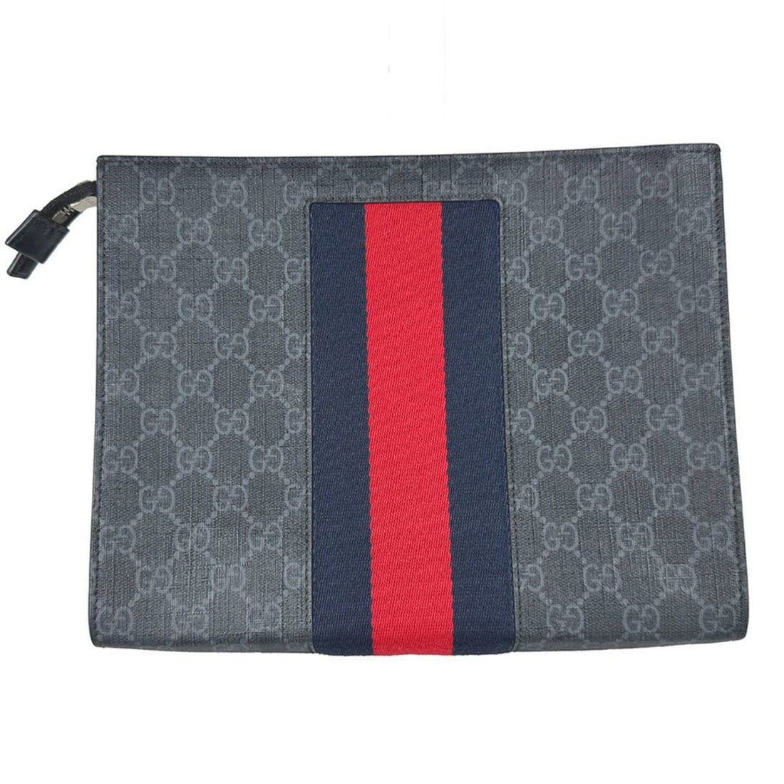 Gucci GUCCI Second Bag Clutch Sherry Line GG Supreme Canvas Navy Men's 475316 z10979: --- Catalog ---Category: SizeSize (HxWxD): 21.5cm x 26cm x 6cm / 8.46'' x 10.23'' x 2.36''Category: DesignType: Clutch bagColor: NavyGender: MenMaterial: GG Supreme Category: GeneralMPN: 475316Brand: 