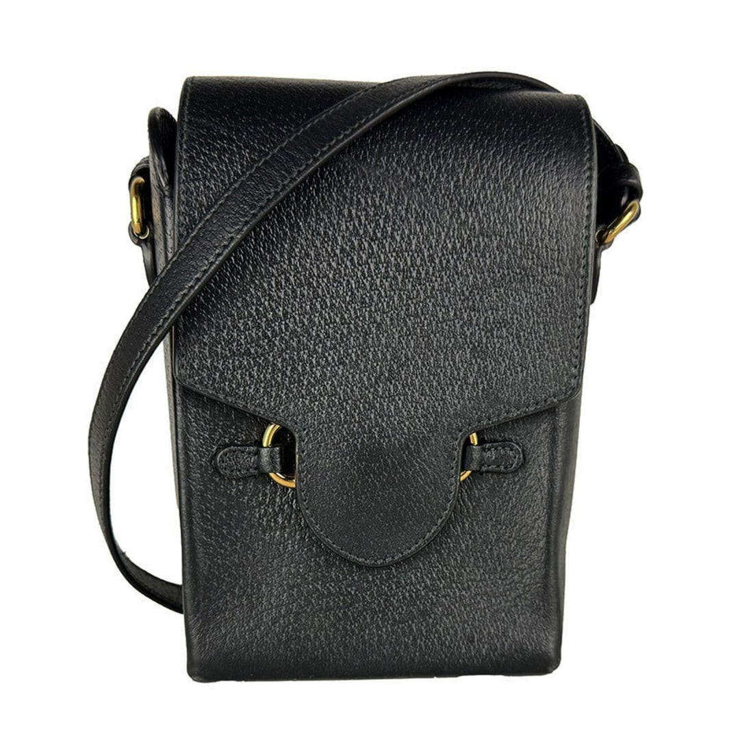 Gucci GUCCI Shoulder Bag Horsebit Leather Black Men's Women's 732302 z10977: --- Catalog ---Category: SizeSize (HxWxD): 18.5cm x 12cm x 5.5cm / 7.28'' x 4.72'' x 2.16''Category: DesignType: Shoulder bagColor: BlackGender: Men,WomenMaterial: Leather Category: GeneralMPN: 732302