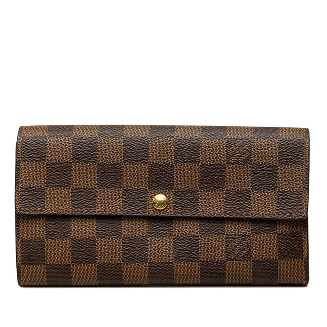 Louis Vuitton Damier Portefeuille Sarah Long Wallet N61734 Brown Leather Women's LOUIS VUITTON (1 of 18)