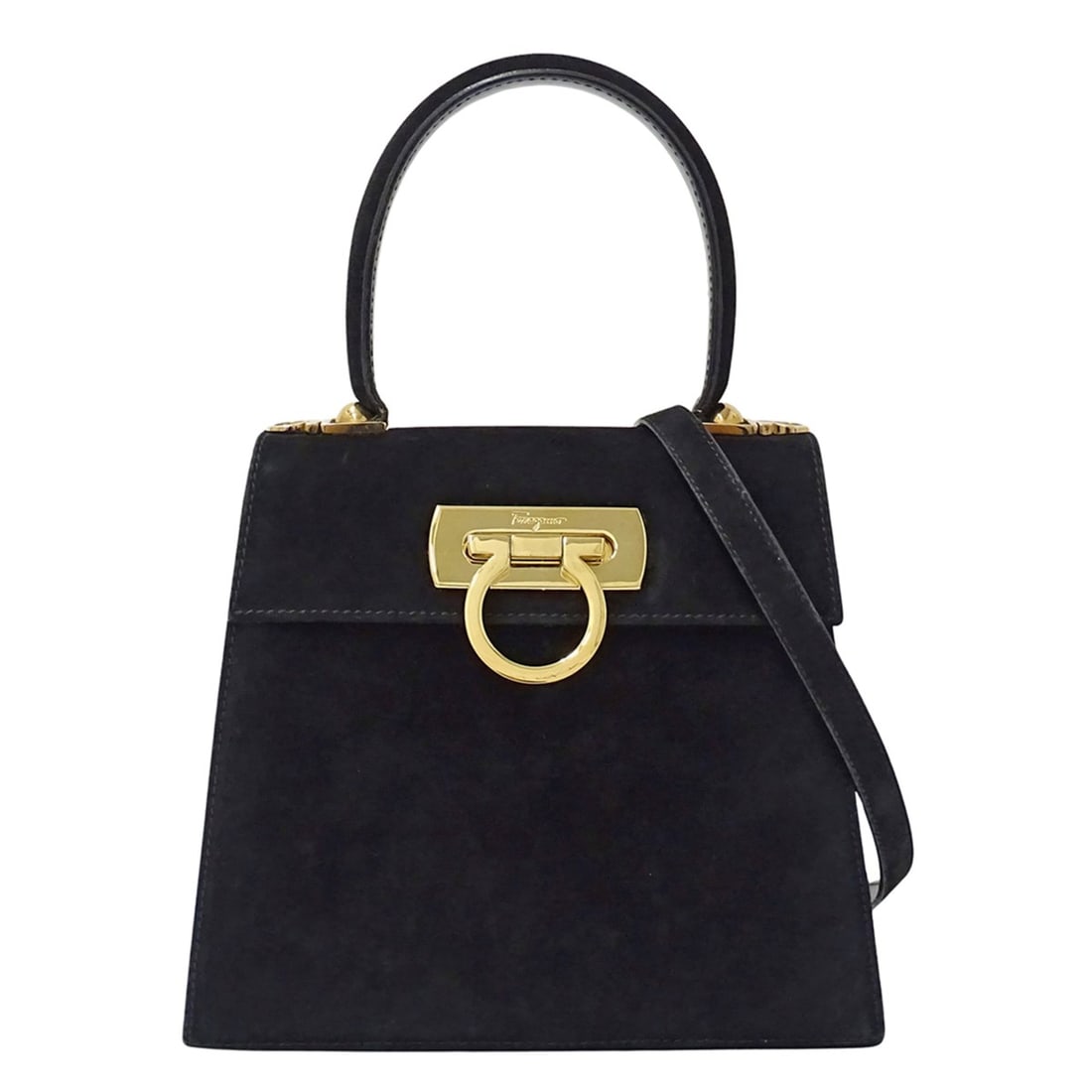 Salvatore Ferragamo Ferragamo women's handbag, brand name, handbag/shoulder bag, 2-way, Gancini (1 of 13)